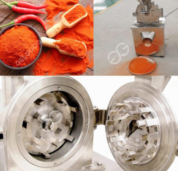 Commercial Red Chilli Powder Grinding Making Machine